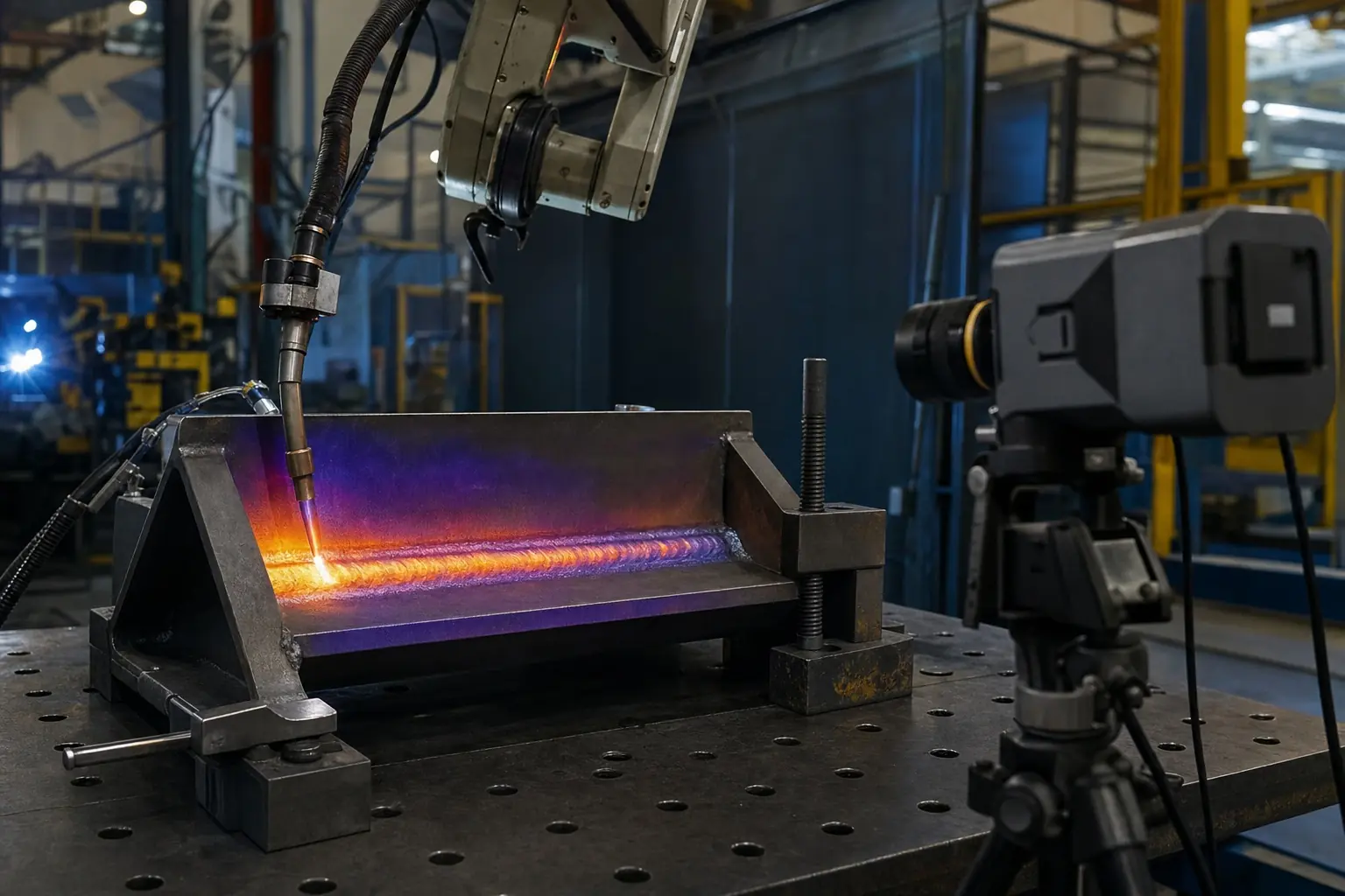 AI Welding Monitoring: Molten Pool, Arc & Stick-Out Analysis