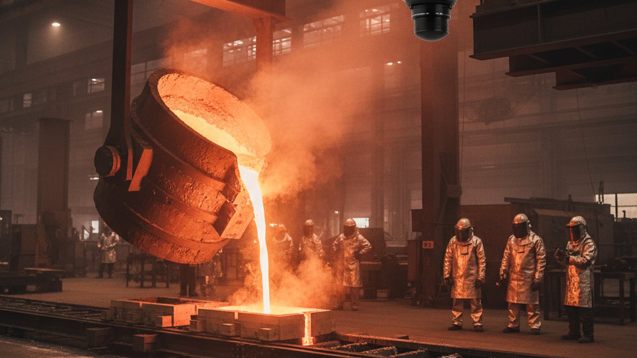 Foundry Casting Temperature Thermography: Pouring to Shakeout
