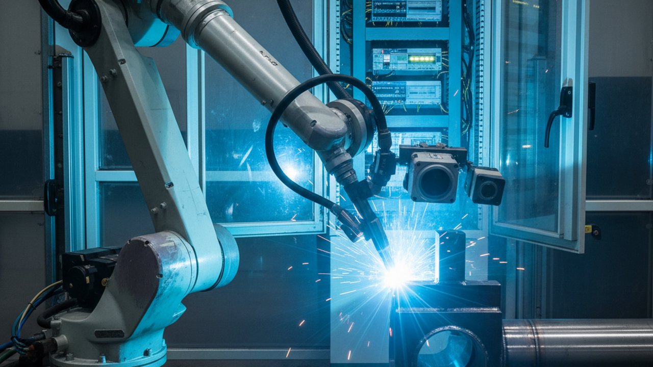 Weld Monitoring in a Robotic Cell: Where the Signal Comes From